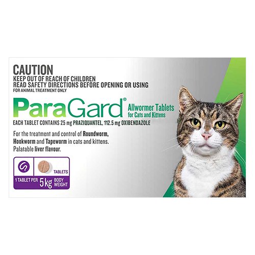 Paragard Wormer for Cat Supplies