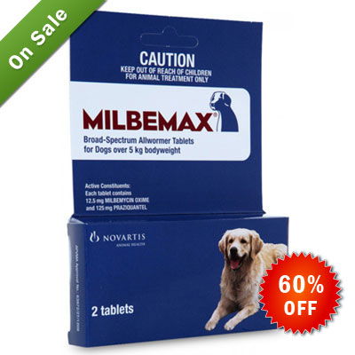 Buy Milbemax Large Dog 5-25 Kgs - Free Shipping