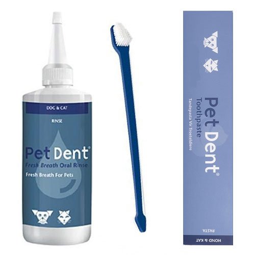 Pet Dent Dental Kit for Cats and Dogs