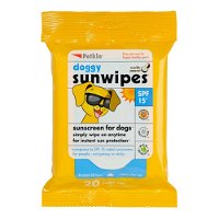 Petkin Doggy Sunwipes SPF15 Sunscreen for Dog Supplies